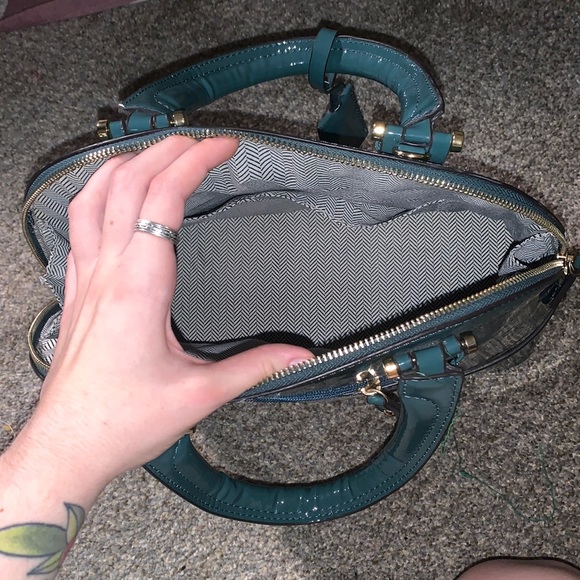 Teal big purse - Picture 2 of 2